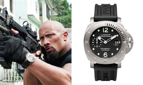 dwayne johnson panerai fast and furious|The Watches of the Fast and Furious Franchise .